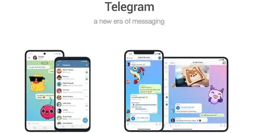 an instant messaging app telegram.
